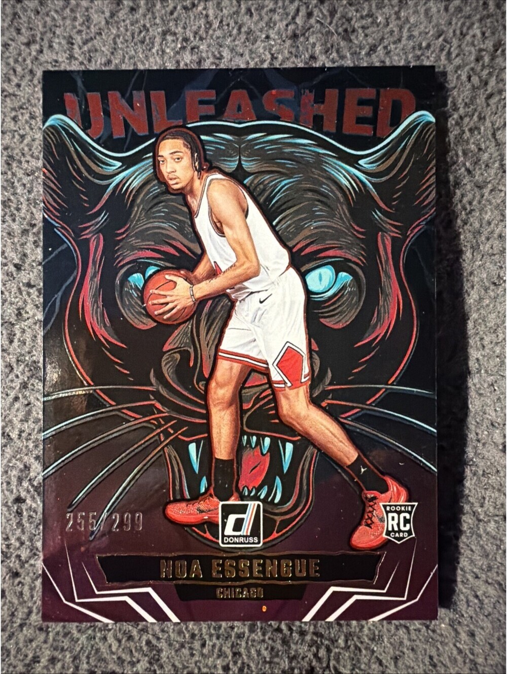 Panini Donruss 2025-26 Noa Essengue Bulls Unleashed RC #16 255/299